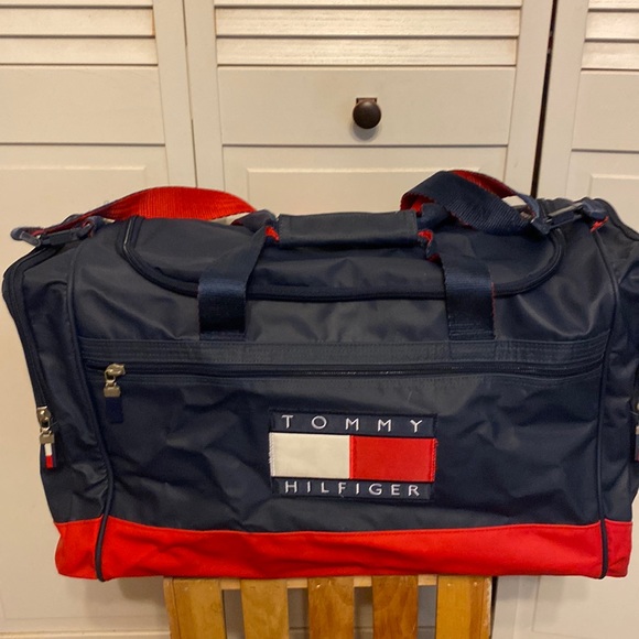 Tommy Hilfiger Bags Vintage Tommy Hilfiger Gym Duffel Bag Poshmark
